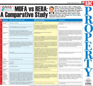 MOFA Vs RERA A Comparative Study - ADC